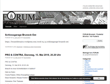 Tablet Screenshot of forum-bruneck.com